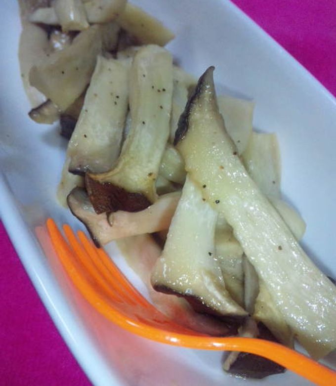 超ｶﾝﾀﾝ♪エリンギのﾄｰｽﾀｰ焼き☆ by ：：れっちぃ：： 【クックパッド