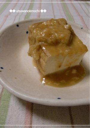 レンジde★厚揚げの味噌チーズのせ★-レシピのメイン写真
