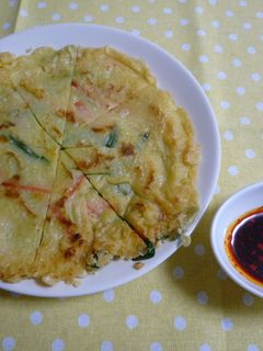 もちもち!にらとにんじんのチヂミ☆-レシピのメイン写真