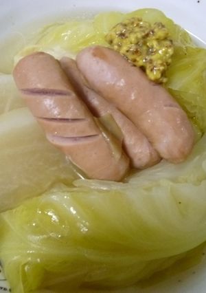 たっぷりキャベツのポトフ-レシピのメイン写真
