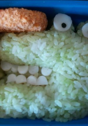 キャラ弁☆こんばんワニ☆☆-レシピのメイン写真