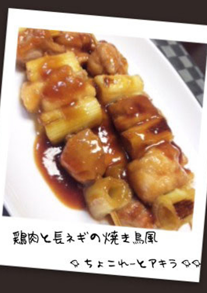 鶏肉と長ネギの焼き鳥風-レシピのメイン写真