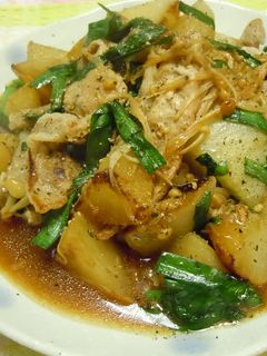 大根と豚肉の炒め煮-レシピのメイン写真
