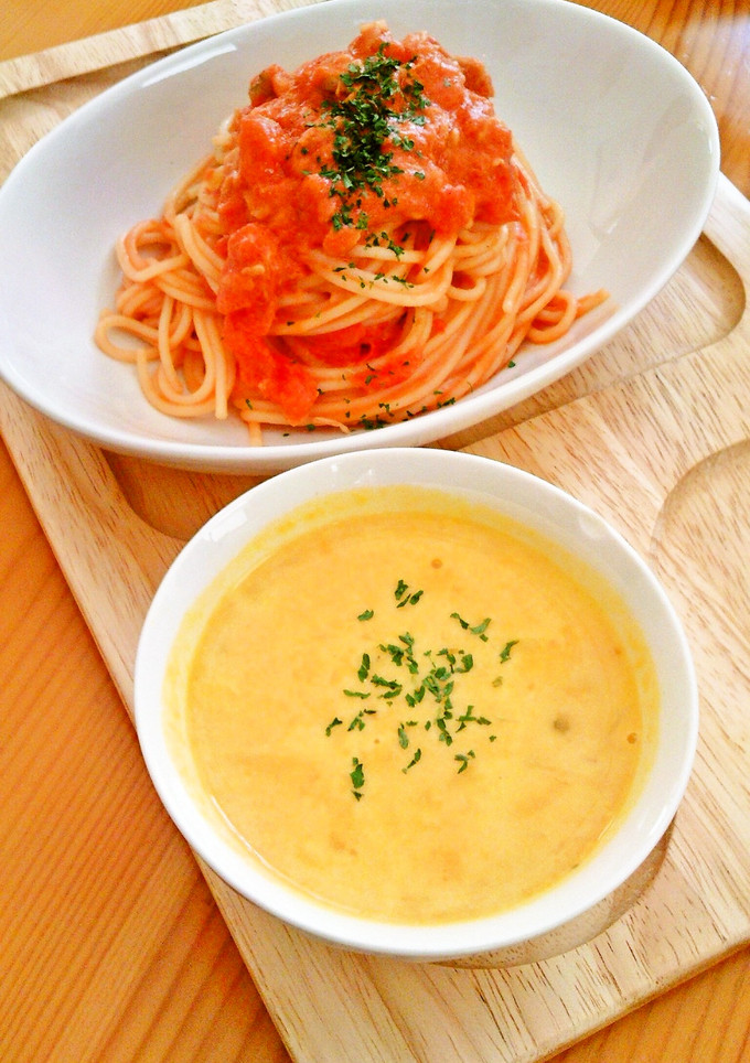 *かぼちゃのスープ*-レシピのメイン写真