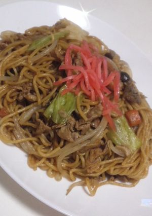 コンビニクッキング☆やきそば☆-レシピのメイン写真