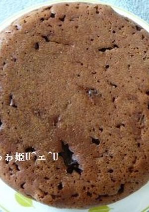 卵不要deおからケーキ『ココア＆あずき』-レシピのメイン写真