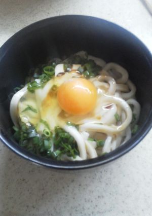絶品！簡単！卵＆バター うどん-レシピのメイン写真