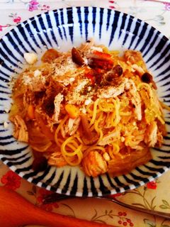 春キャベツの蒸し煮を使ったパスタ-レシピのメイン写真