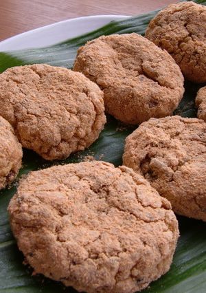 チーズが決め手！かぼちゃ味おはぎ風-レシピのメイン写真