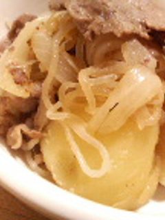 すき焼きのタレでつくるほくほく♪肉じゃが-レシピのメイン写真