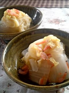 白菜と桜えびの煮びたし-レシピのメイン写真