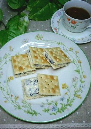 クラッカーでチーズバターサンド♡-レシピのメイン写真
