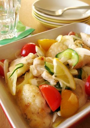 チキンと野菜のアセロラマリネ-レシピのメイン写真