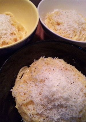 なんにもない時の卵かけパスタ-レシピのメイン写真