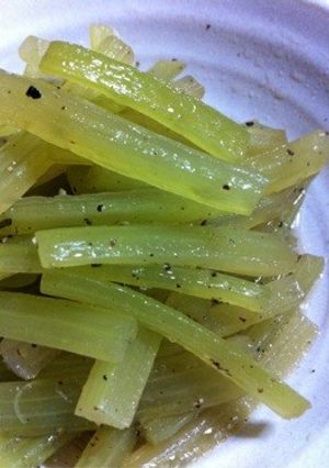 超簡単...丼で2分...ふきのナムル-レシピのメイン写真