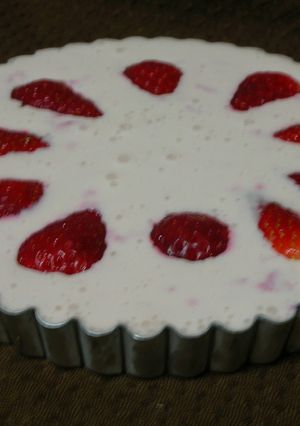 春♡いちごのレアチーズケーキ-レシピのメイン写真