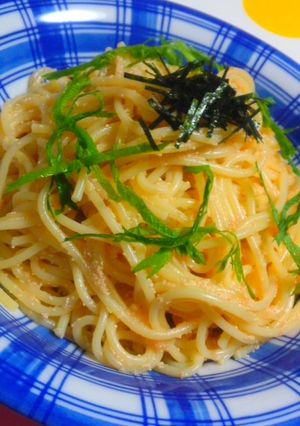 明太子スパゲティー♪-レシピのメイン写真