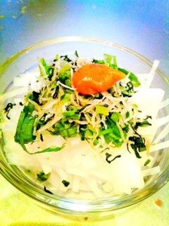 大根とじゃこのさっぱりサラダ♥-レシピのメイン写真