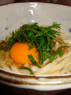 ぱぱっと簡単♪栄養満点納豆ぶっかけうどん-レシピのメイン写真