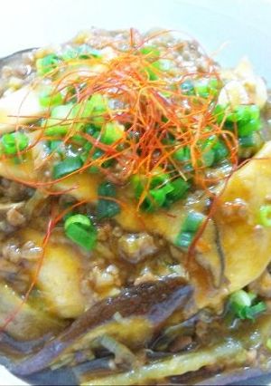 ☆簡単我が家のマーボー茄子丼☆-レシピのメイン写真