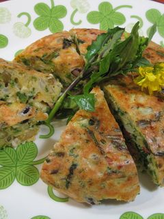 菜の花と豆のケークサレ ~炊飯器で~-レシピのメイン写真