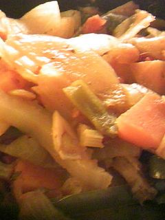 ダイエット:野菜と生姜のカレートマト煮-レシピのメイン写真