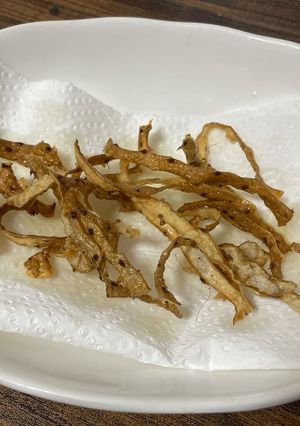 長芋の皮のパリパリ揚げ-レシピのメイン写真