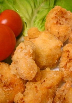 シンプル！鶏肉のガーリック塩唐揚げ♡-レシピのメイン写真