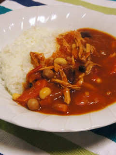 うち流☆鶏むね肉と豆のトマトカレー-レシピのメイン写真