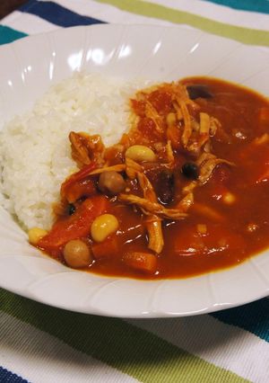 うち流☆鶏むね肉と豆のトマトカレー-レシピのメイン写真