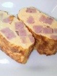 お花見にハム(スパム)入りの玉子焼き♪-レシピのメイン写真