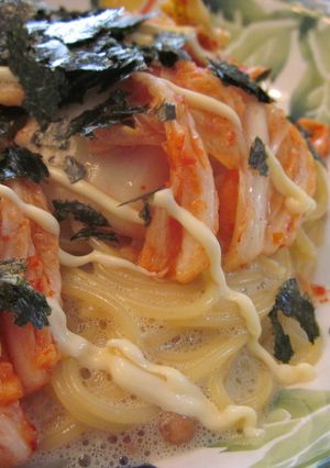 ランチ 納豆キムチスパゲッティー-レシピのメイン写真