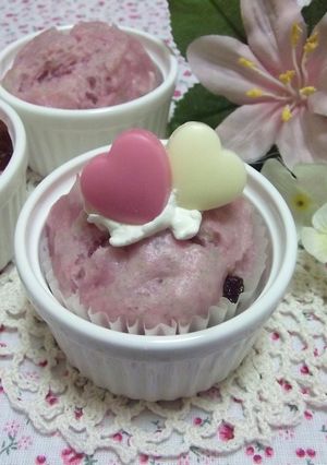 紅いも蒸しパン-レシピのメイン写真