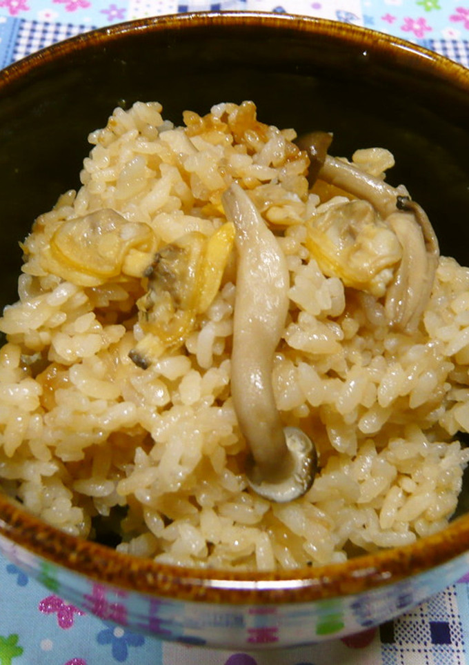 あさりときのこの炊き込みご飯♪-レシピのメイン写真