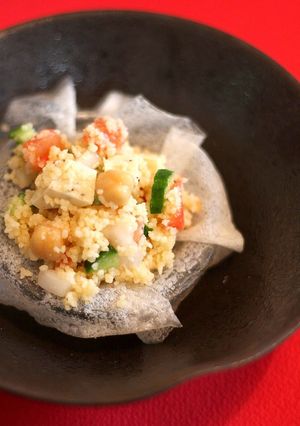 器も食べられるクスクスのサラダ☆-レシピのメイン写真
