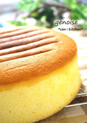 共立て☆スポンジケーキ（ジェノワーズ）-レシピのメイン写真