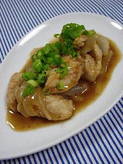 鶏胸肉と玉ねぎのオイスター炒め。-レシピのメイン写真