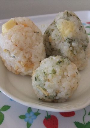 カルシウムたっぷり♪　チーズおにぎり-レシピのメイン写真