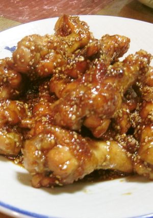 鶏手羽の甘辛炒め煮-レシピのメイン写真