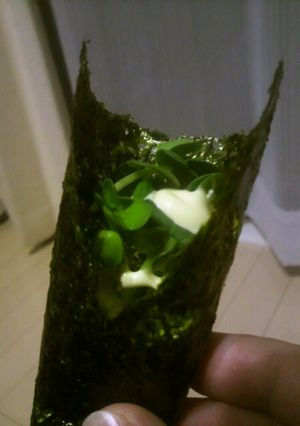 簡単すぎてレシピじゃない?カイワレ巻☆-レシピのメイン写真