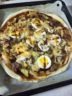 お好み焼き風ピザ-レシピのメイン写真