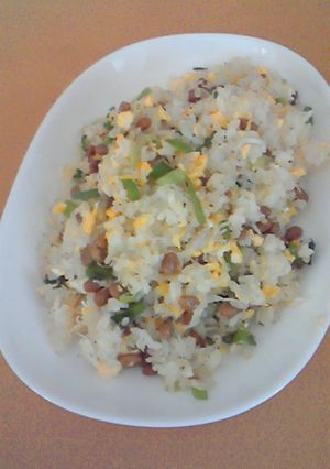 ５分で納豆炒飯！！-レシピのメイン写真