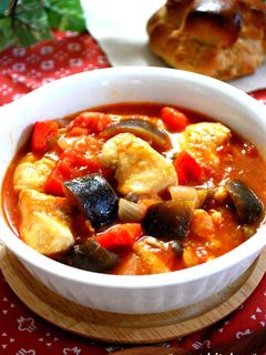 鶏と彩り野菜のトマト煮-レシピのメイン写真