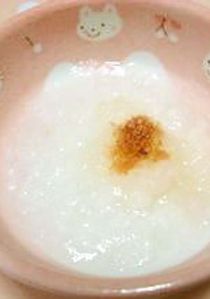離乳食　【初期　大根のおかゆ】-レシピのメイン写真