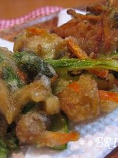 あさりとアスパラのかき揚げ♪♪-レシピのメイン写真