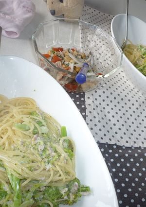 ブロッコリーのクリームパスタ-レシピのメイン写真