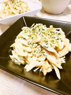 大好き☆ゆで卵とささみのカレーサラダ-レシピのメイン写真