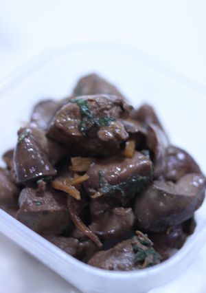 大葉でさっぱり！鶏肝煮-レシピのメイン写真