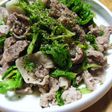 豚肉のさっぱり★マスタードリーフ炒め