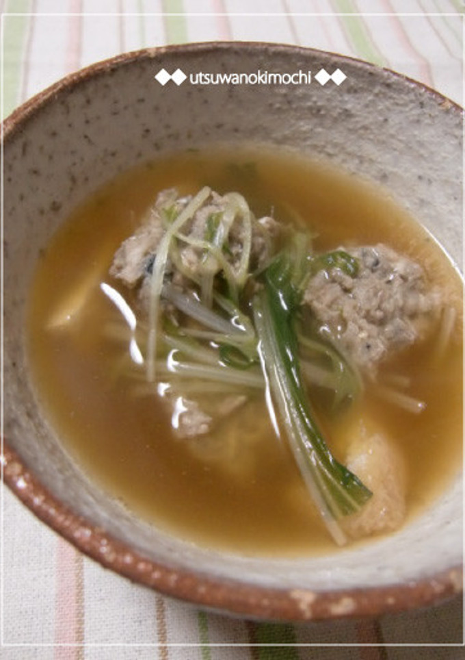 生姜たっぷり☆骨も丸ごと鰯のつみれ汁-レシピのメイン写真